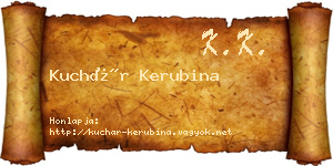 Kuchár Kerubina névjegykártya